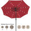 Parasol de marché éclairé Caerphilly-157318110-264100218