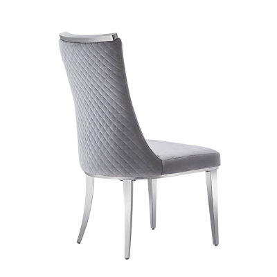 Tufted Velvet Upholstered Parsons Chair