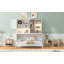 Lit escamotable mural simple avec armoire supérieure, tablettes, lit pliable peu encombrant avec lumière et USB-839216134