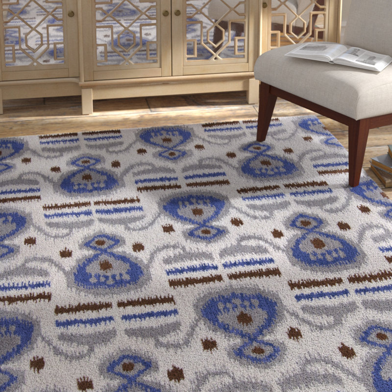 Tapis abstrait Plyler, 5 pi x 7 pi