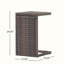 Table de bout polyvalente avec design élégant et fonctionnel