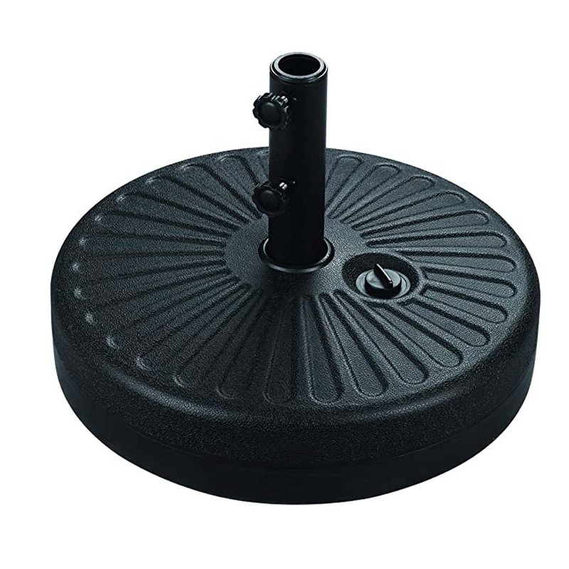 Base de parasol autoportante en plastique