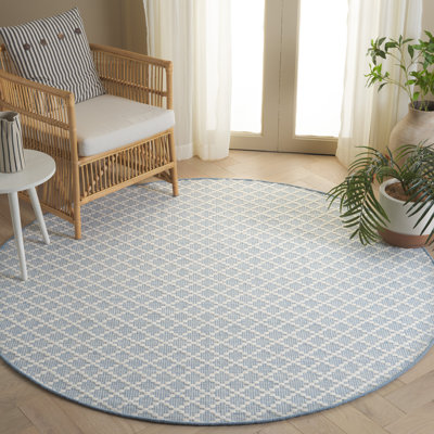 Tapis tissé à la main en laine / coton Blume