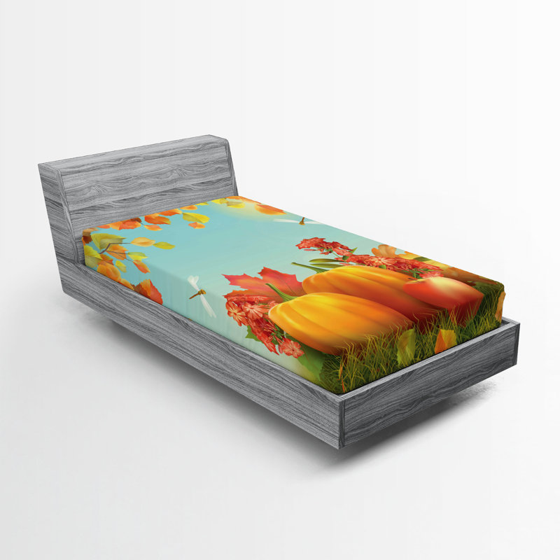 Ensemble de 2 drap-housse Ambesonne Harvest, Drap-housse simple TG