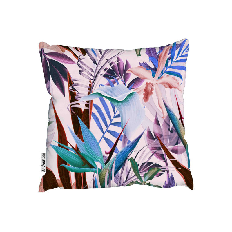 Square Throw Cushion, 45cm H x 45cm W x 10cm D