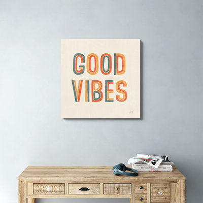«Words I» par Laura Marshall, art textuel sur toile tendue