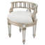 Rebecca Mirrored 21"W Vanity Stool