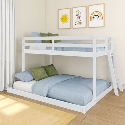 Twin Over Full Low Bunk Bed