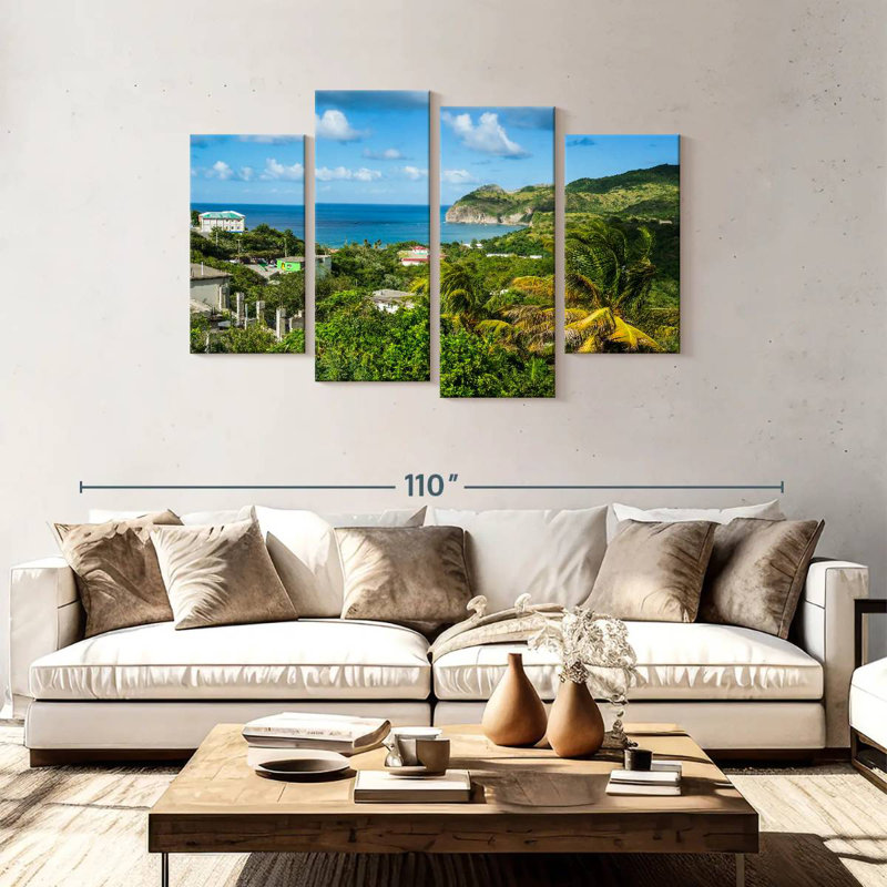 Keesha Little Bay In Montserrat, 48" H x 75" W