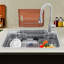 27.55'' L Single Bowl Stainless Steel Kitchen Sink