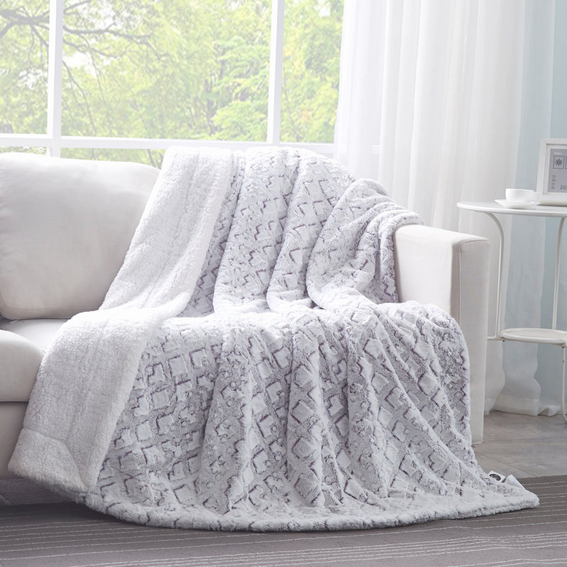  Couverture en fausse fourrure Dreamy, l 50 po x L 60 po