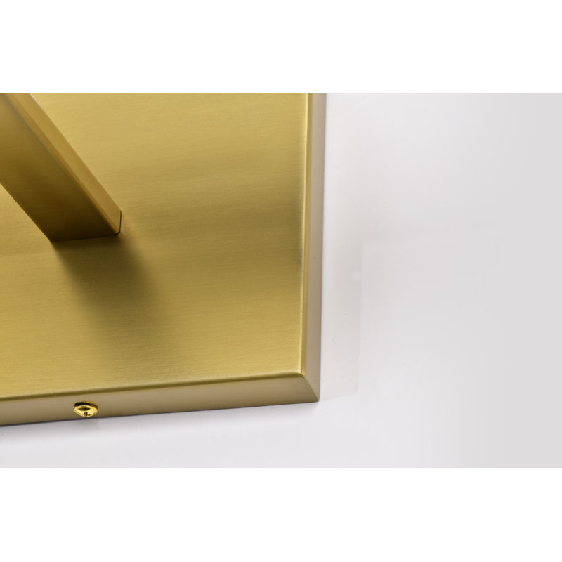Mila - lumière de photo DEL sélectionnable - lentille en acrylique, Laiton rétro, 1 600 lumens, H 4,7 po x l 24 po x P 7,1 po