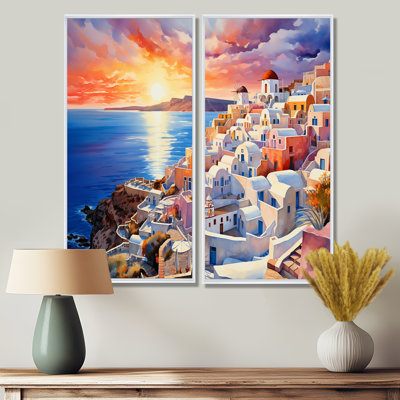 Grèce Oia Splendor I - Grèce, art mural