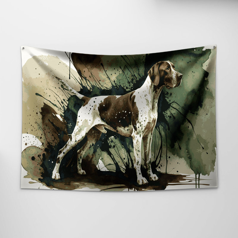 Tapisserie murale Dogs German Shorthaired, 68 po x 80 po
