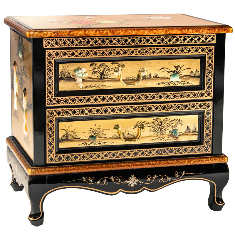 Commode décorative à 2 tiroirs Abigaelle