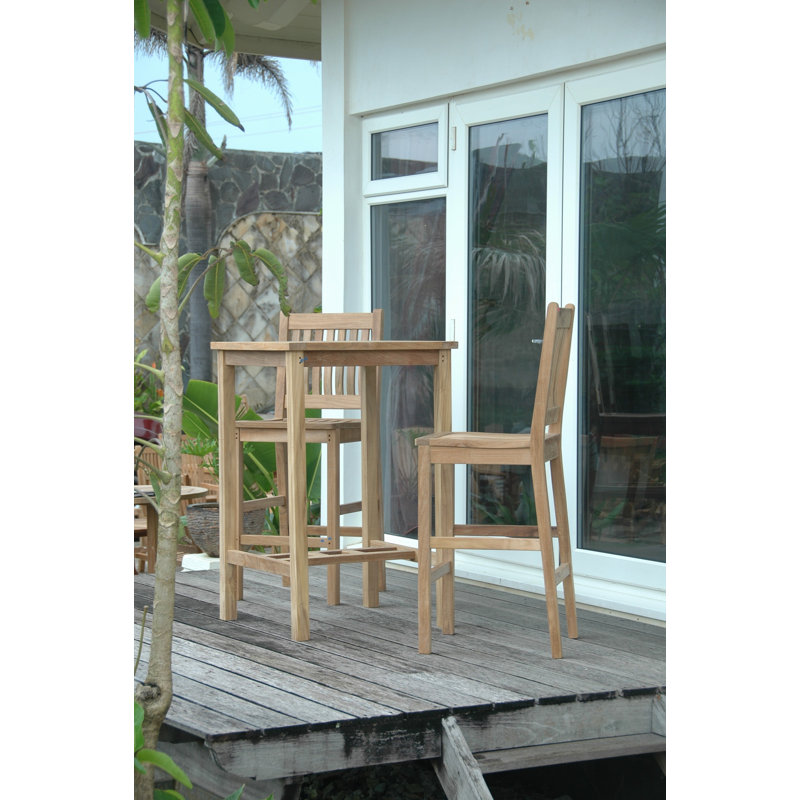 Avalon 3 Piece Bar Height Dining Set