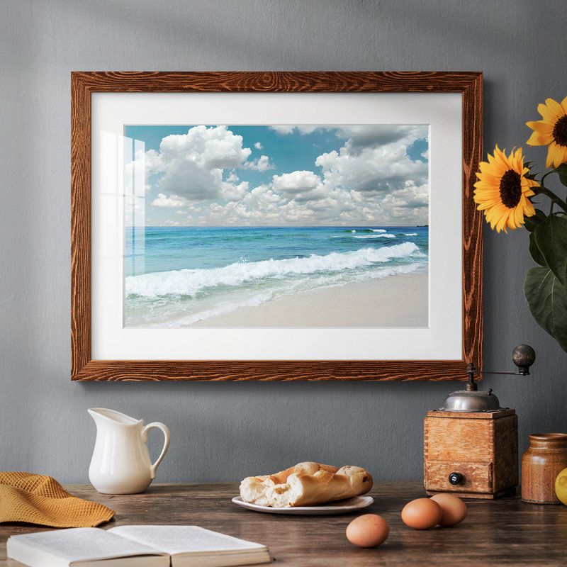 «Beach Bliss», impression sur papier, Érable, H 28 po x l 42 po x P 1,5 po