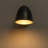 Yarrow 5-in Black Dimmable LED Wall Sconce