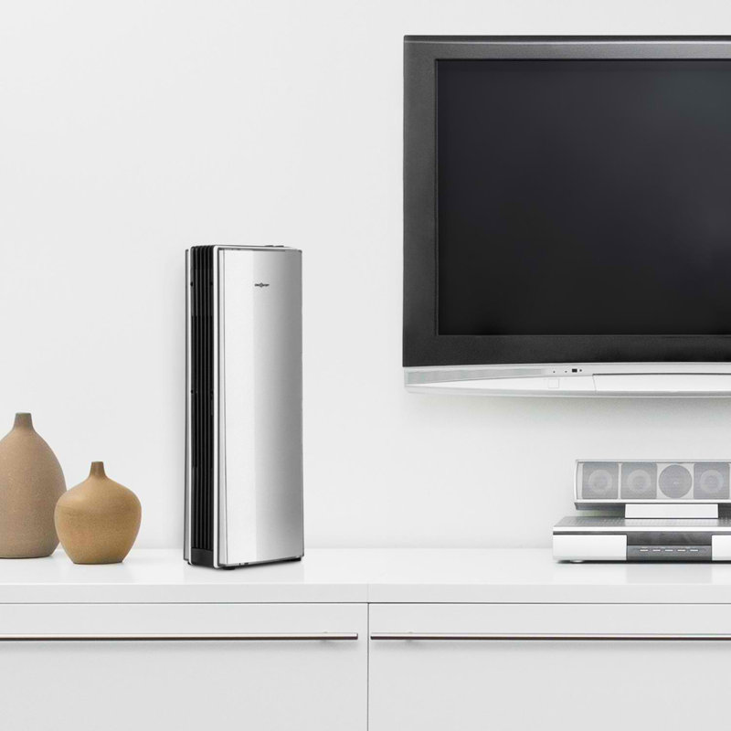 St. Oberholz Office Tabletop Air Purifier, Silver