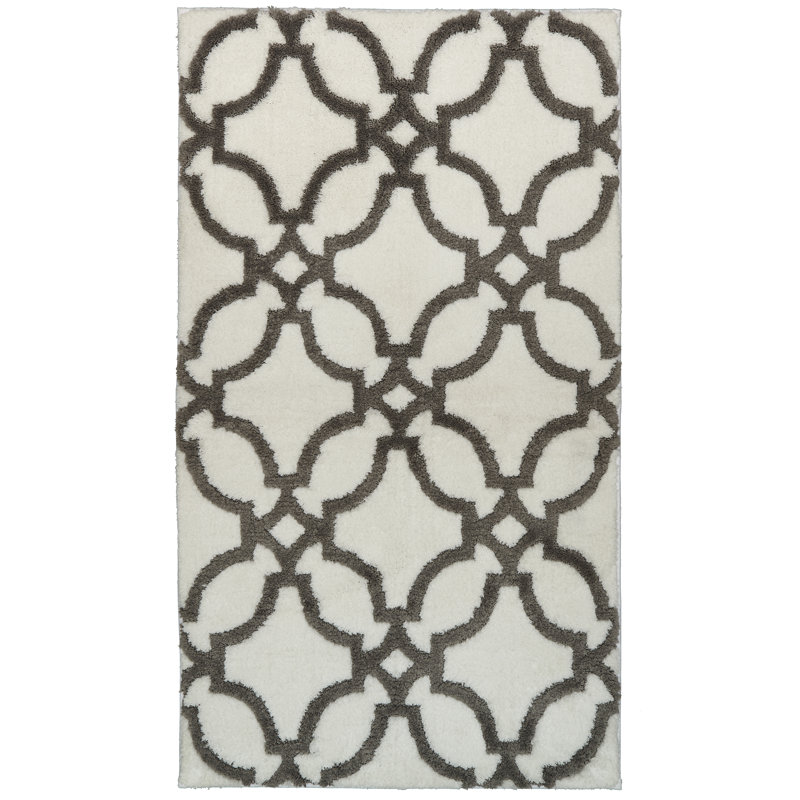 Shaeffer Non-Slip Bath Rug, 2'3" W x 3'9" L, Tan