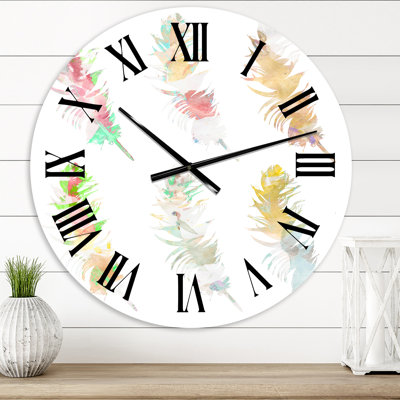 Horloge murale bohémienne et éclectique