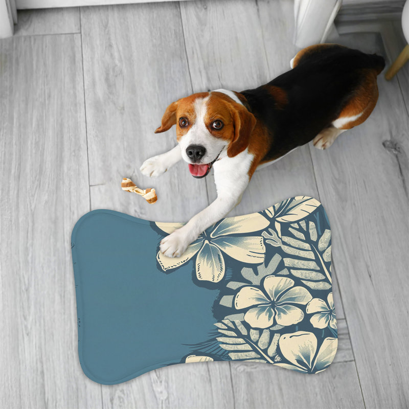 Tapis à motif d'os en bloc 1 pièce, Grand (14 po)