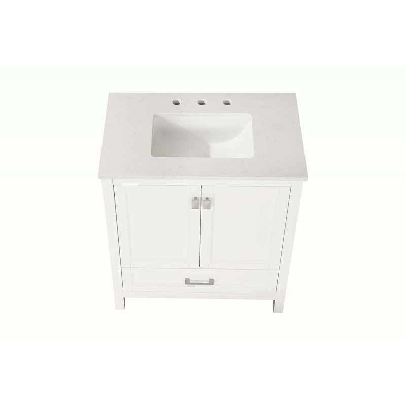 Bathroom Sink Cabinet with Sink Combo, White