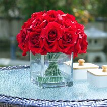 Red Rose Flower Centerpieces You'll Love | Wayfair