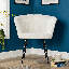 Afifah Scallop Barrel Occasional Accent Chair-567391866