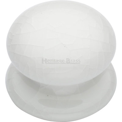 Cabinet Knob Crackle with Porcelain base
