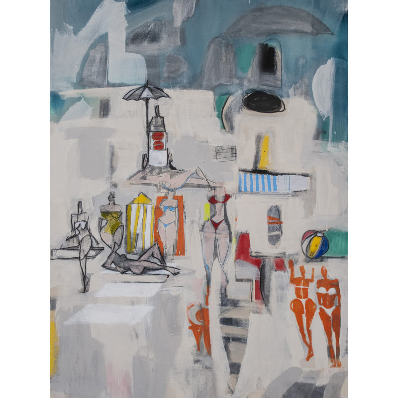 The Playa Print by Carlos Davilla Rinaldi, 21.25" H x 17.25" W x 0.875" D