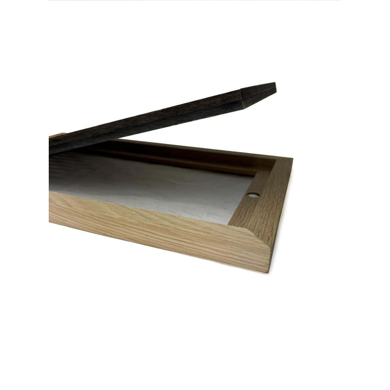 Registre de plancher de bois franc. Ouverture de conduit 4 x 10 (total 7 x 13) - Conception Chereokee
