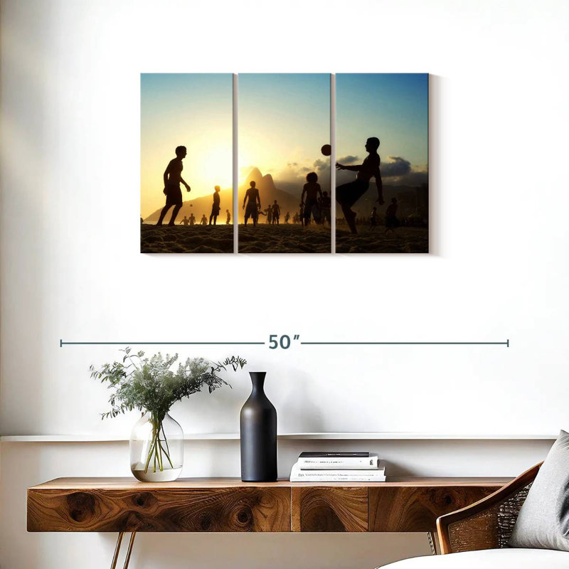 Sireci Sunset Fun Soccer, 20" H x 33" W