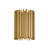 Berube 2-Light Satin Brass Stainless Steel Rod Wall Sconce