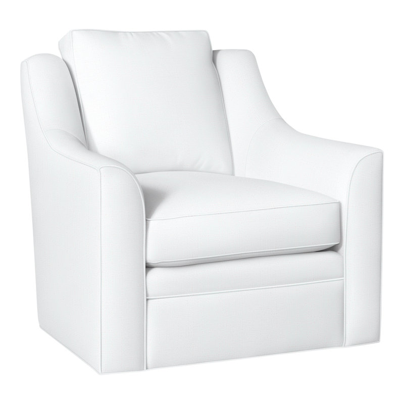 American Bungalow Nicholas Barrel Back Swivel Chair, Perigold Willa Snow