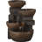 Weather Resistant Cascade Fountain with Lights