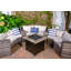 Cayden 25" H x 30" W Steel Propane Gas Fire Pit Table