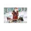 Woodland Santa - Painting on Canvas-1898478063-1884681430