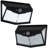 Pure Garden Water-Resistant Outdoor Solar Lights 2-Pack with Lighting Modes