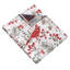 Greenland Home Fashions Cardinal Plaid Throw Red – 50"x60", Brushed Microfiber Shell, Cotton-Blend Fill, Machine Washable
