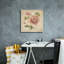 «Coral Rose On Antique Linen Light» par Cheri Blum, art mural sur toile-812967486