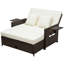 Aymelia 72cm Long Reclining Double Chaise with Cushions-489015261-489015260