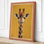 Giraffe Portrait Modern - Wrapped Canvas-858475279-858475318