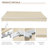 Outsunny Retractable Awning Patio Awnings Sun Shade Shelter With Manual Crank Handle, 280G/M² UV & Water-Resistant Fabric And Aluminum Frame For Deck, Balcony, Yard-111473360-111473359