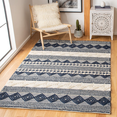 Southwestern Hand Woven Wool/Cotton Southwestern Rug