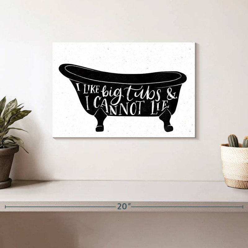 Tergel Bathroom Puns I Black, 8" H x 12" W