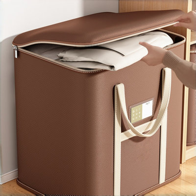  Sacs à fermeture à glissière non tissés, boîtes de déménagement, bacs de rangement de grande capacité, sacs de rangement robustes pour le déplacement, dortoirs de chambre