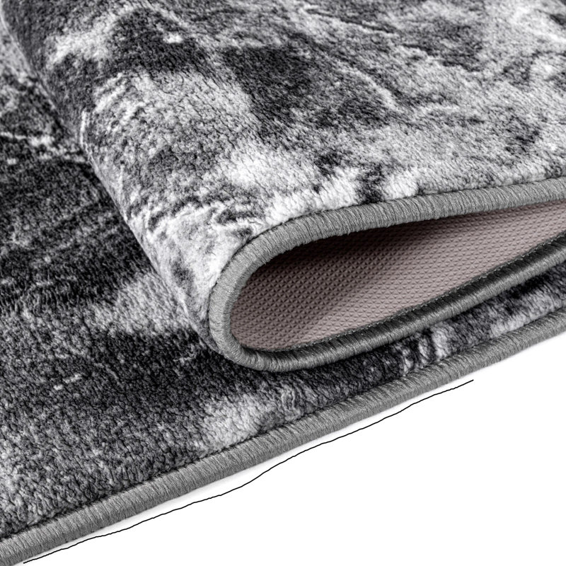 Luxury Non Slip Indoor Door Mats Small Large Door Mat Washable Rugs Dirt Trapper Water Absorbent Kitchen Floor Mat, Grey