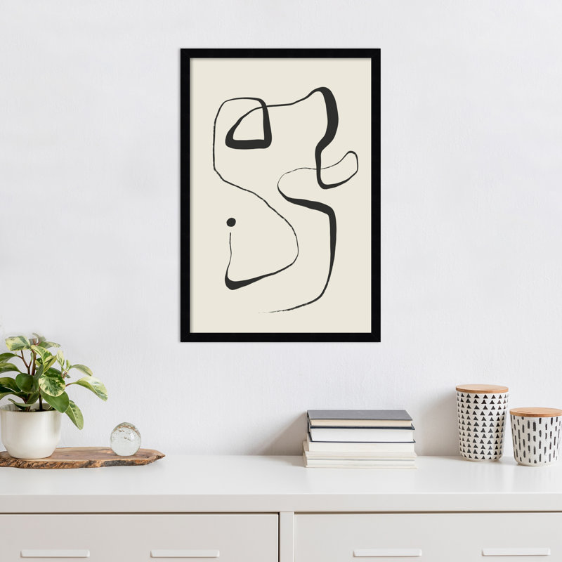 «Galya The Point» par Treechild, impression sur bois encadrée, H 25 po x l 17 po, Noir, noir, noir, noir