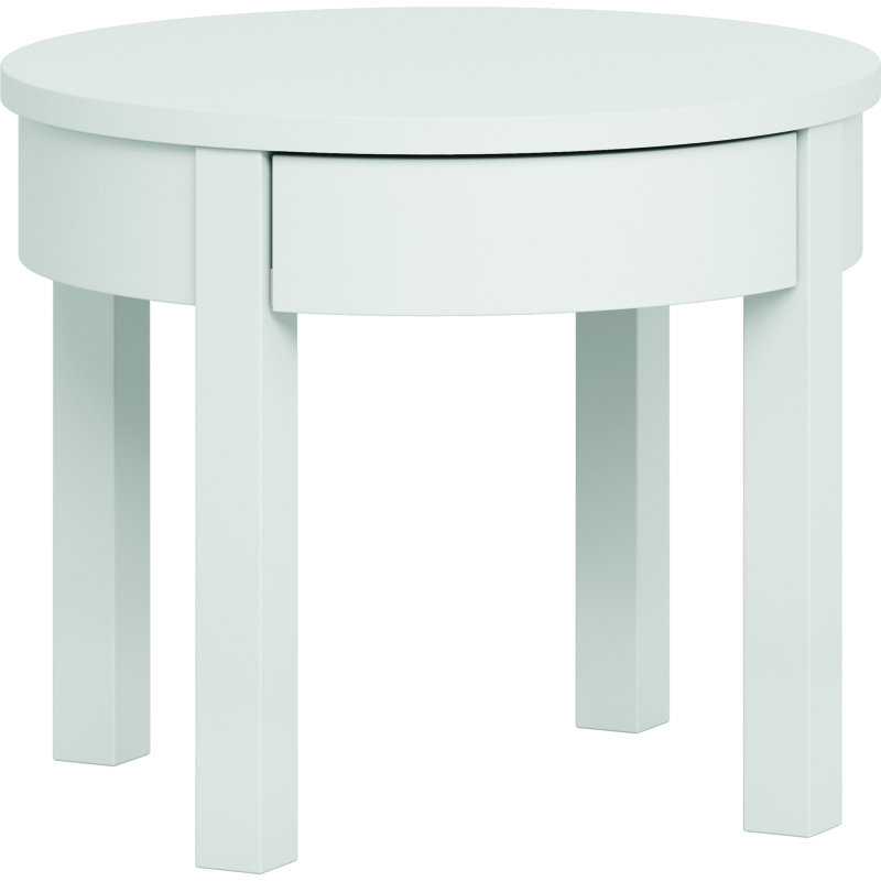 Shinde Wheel Coffee Table with Storage, White